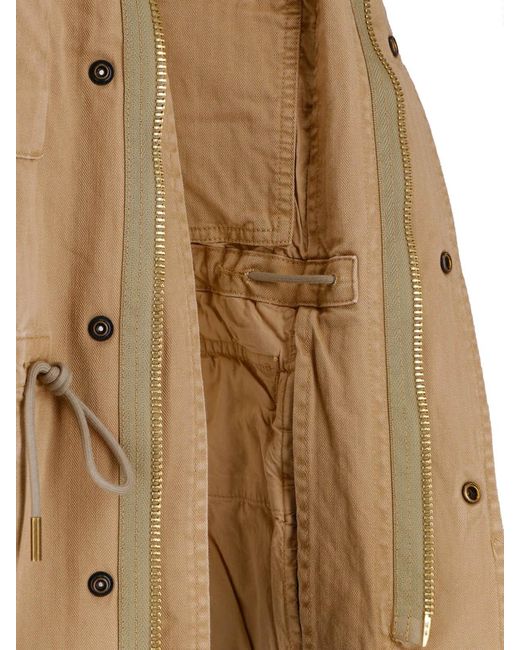 Polo Ralph Lauren Natural Military-Inspired Casual Jacket With Adjustable Drawstring for men