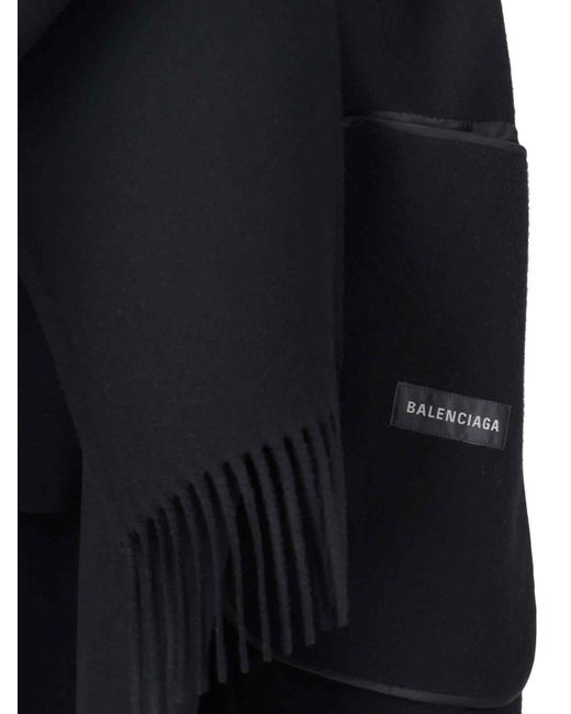 Balenciaga Blue Cashmere Coat