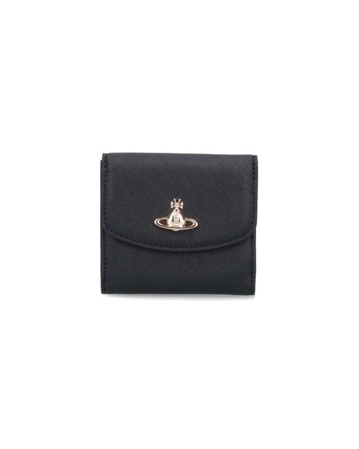 Vivienne Westwood Black "orb" Wallet