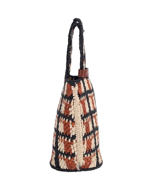 A.P.C. White A. P.C. Woven Tote Bag