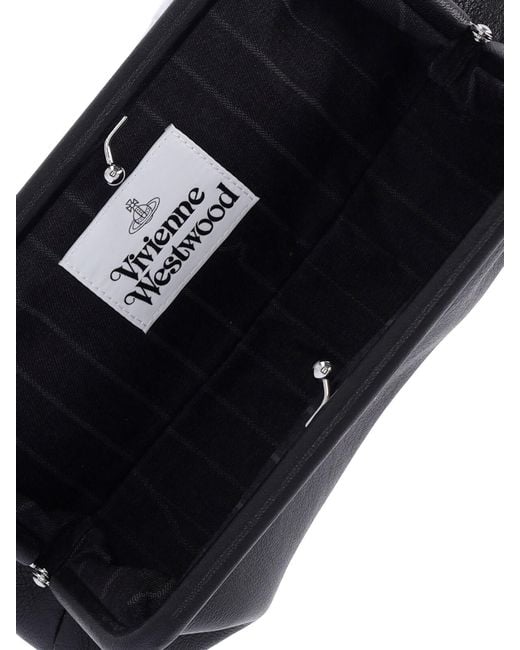 Vivienne Westwood Black Shoulder Bag "Jane Frame"