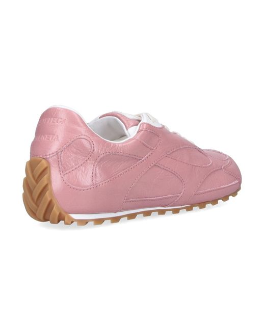 Bottega Veneta Pink Sneakers "Orbit Flash"