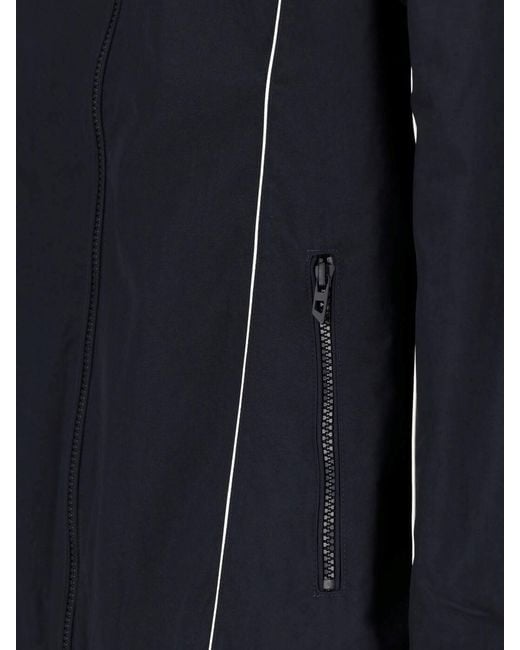 DIESEL Blue Polyamide Jacket for men