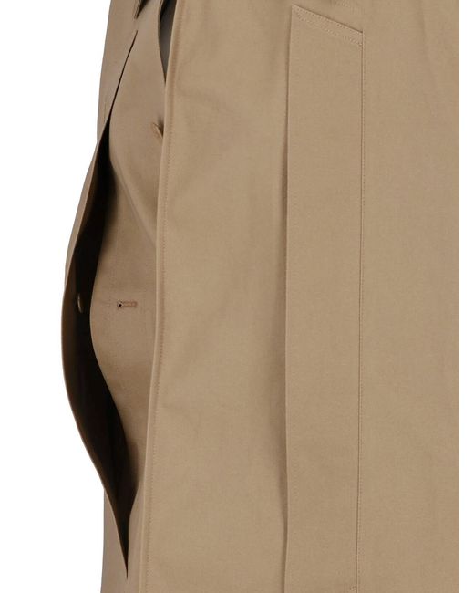 MM6 by Maison Margiela Natural Cloak Coat