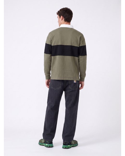 Carhartt Blue Wide Jeans "Brandon" for men
