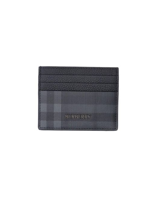 Burberry Blue Cardholder "Check" for men
