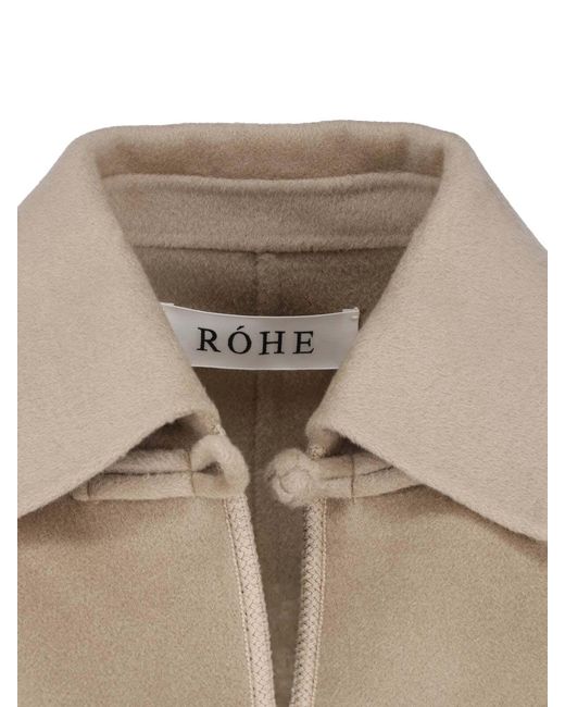 Rohe Natural Wool And Cashmere Jacket