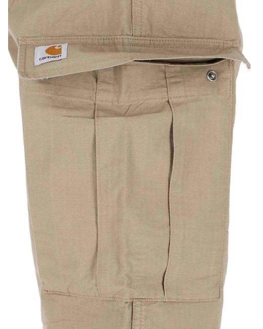 Carhartt Natural Trousers Cotton for men