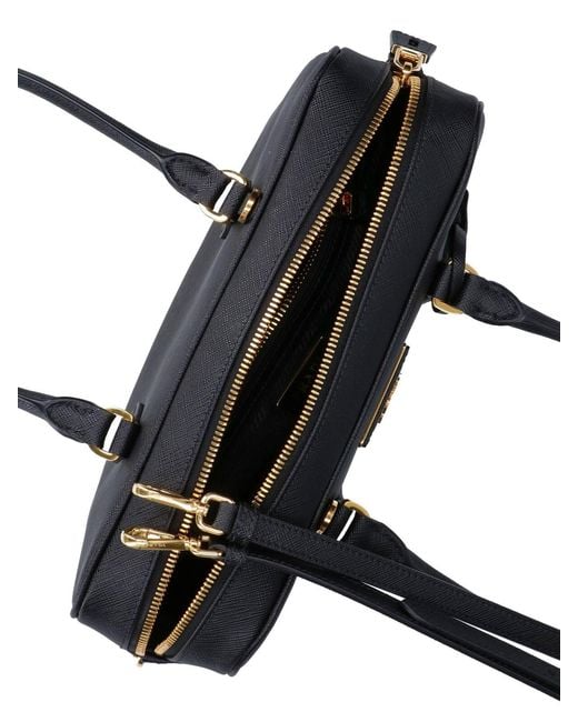 Prada Black Shoulder Bag With Logo