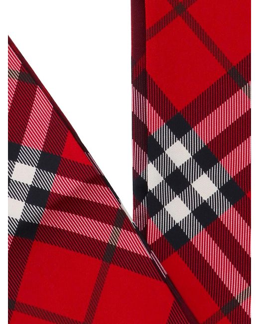 Foulard "Check" di Burberry in Red