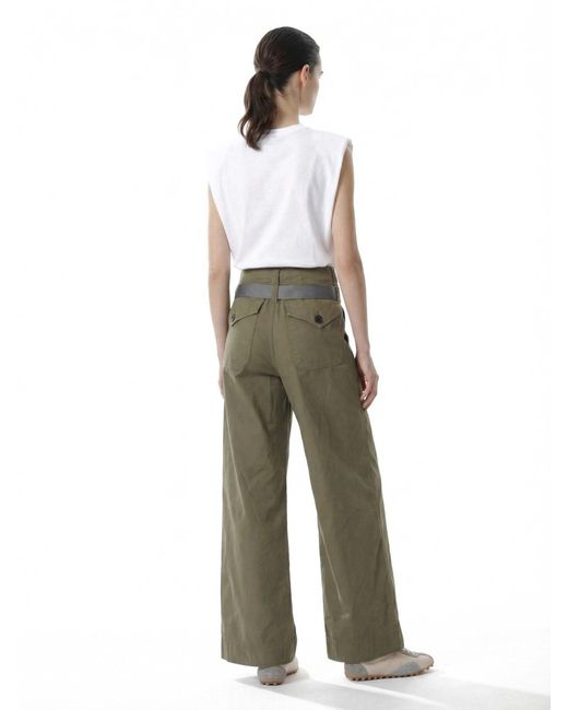Seafarer Green Wide Pants