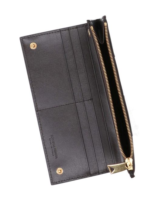 Bottega Veneta Brown 'cassette' Large Bi-fold Wallet