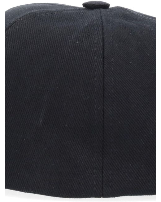 Isabel Marant Blue Logo Embroidered Baseball Cap
