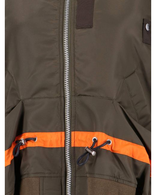 Sacai Brown Nylon Blouson