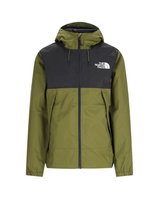 The North Face Green 'new Mountain Q' Waterproof Jacket for men