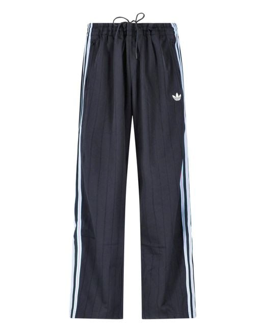Adidas Blue Sweatpants “Firebird” for men