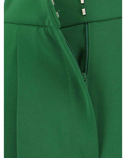 Max Mara Green Wide Pants