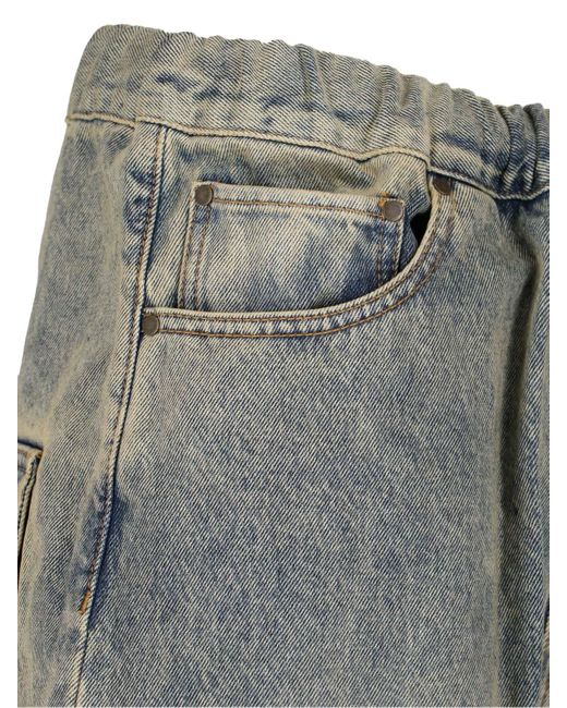 Entire studios Gray 'Spar' Denim Shorts