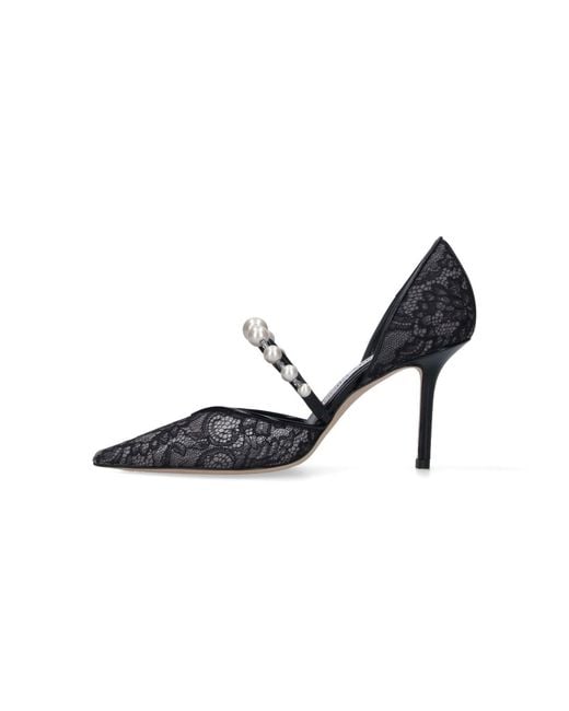 Jimmy Choo Black With Heel Outer: Textile