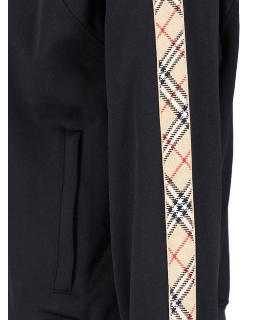 Burberry Blue Sweatshirt "Check" for men