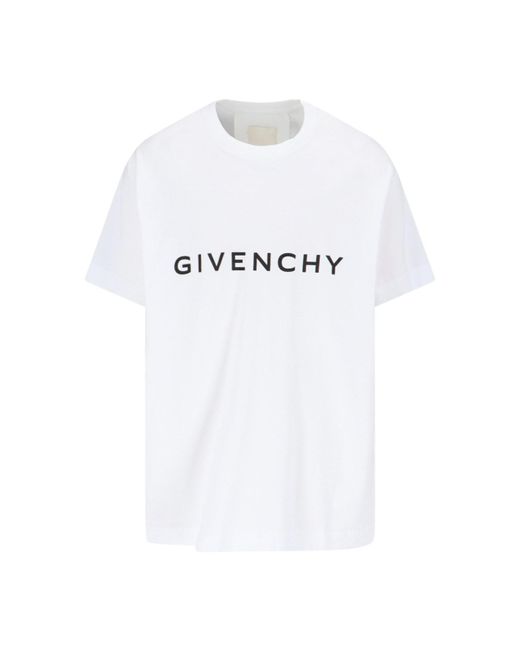 T-Shirt Logo di Givenchy in White da Uomo