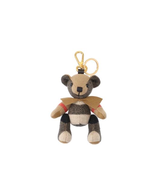 Burberry Metallic Charm Keychain Bear Thomas