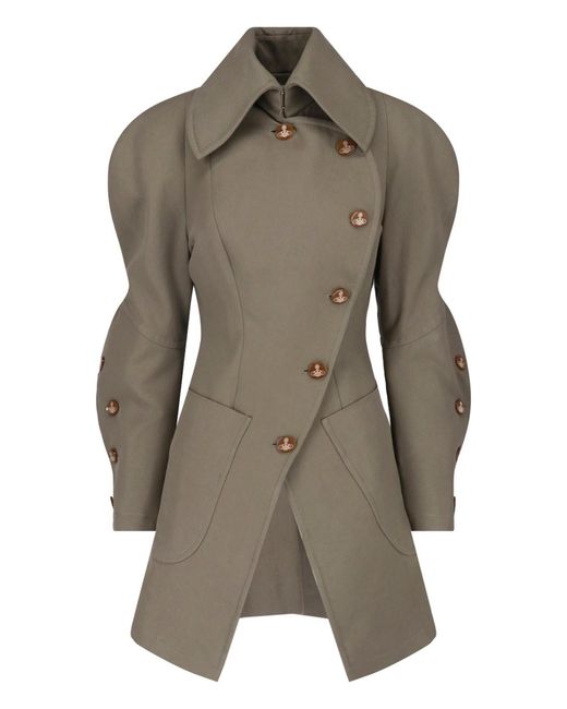 Vivienne Westwood Gray Asymmetrical Jacket "Gale"