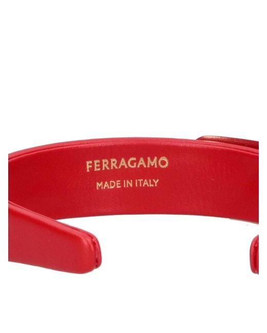 Ferragamo Red Vara Headband