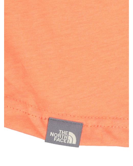 The North Face Orange Logo T-Shirt for men