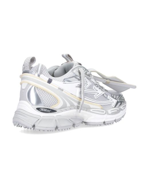 Off-White c/o Virgil Abloh White Contemporary Mesh Upper Sneakers for men