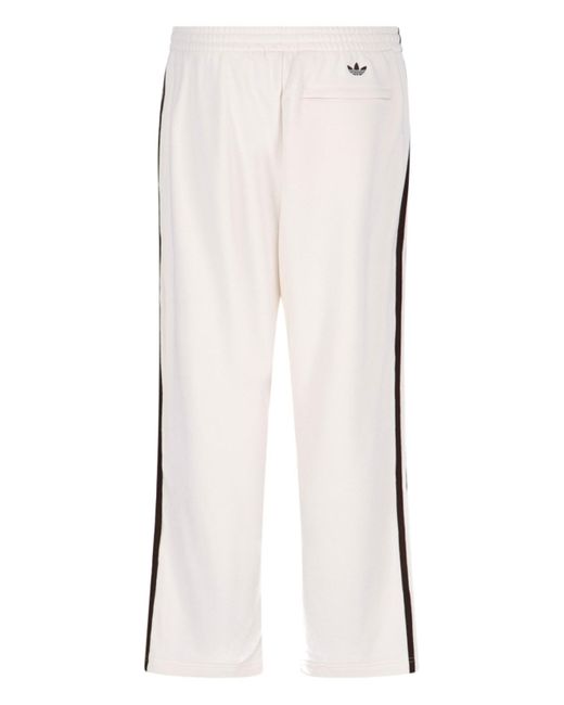 Adidas White X Wales Bonner Logo Track Pants for men