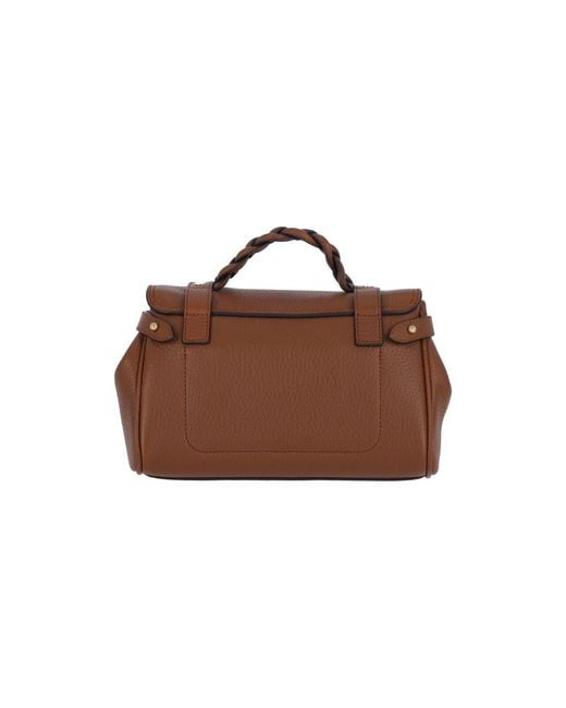 Mulberry Brown Mini Bag "Alexa"