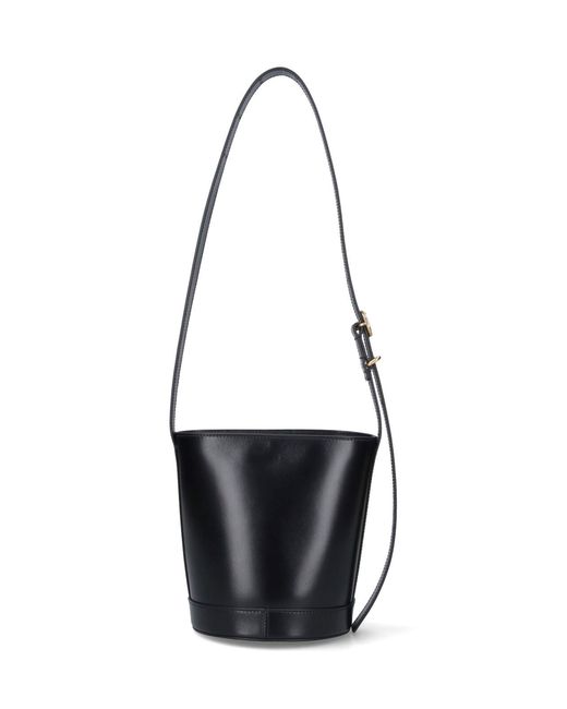 Jil Sander White Cannolo Bucket Bag