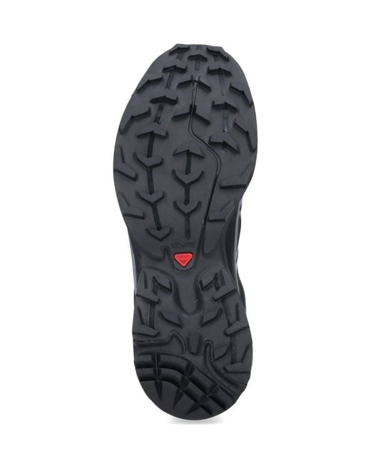 Salomon Black Trail-Inspired Sneakers With Textile Lining And Rubber Outsole
