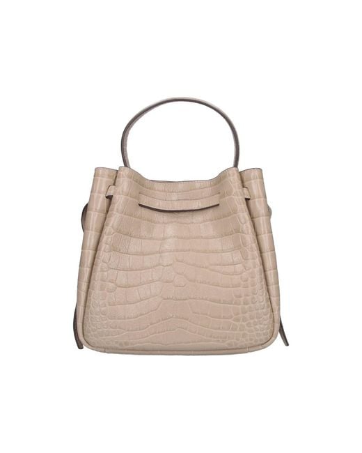 Tory Burch Natural Bucket Bag “Romy”