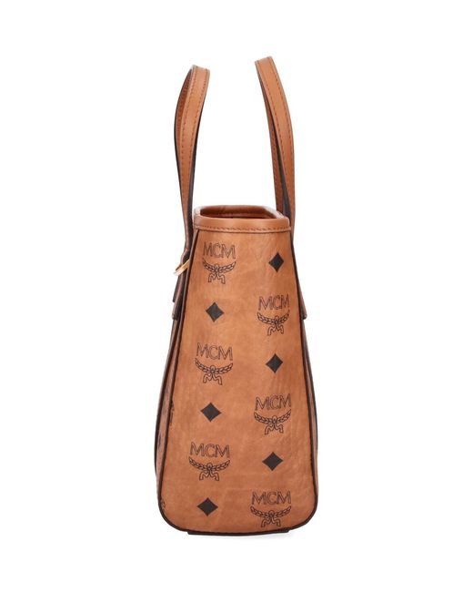 MCM Brown Mini Tote Bag "Toni"