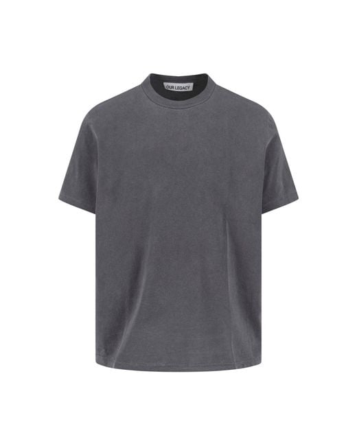 Our Legacy Gray T-Shirts And Polos Cotton for men