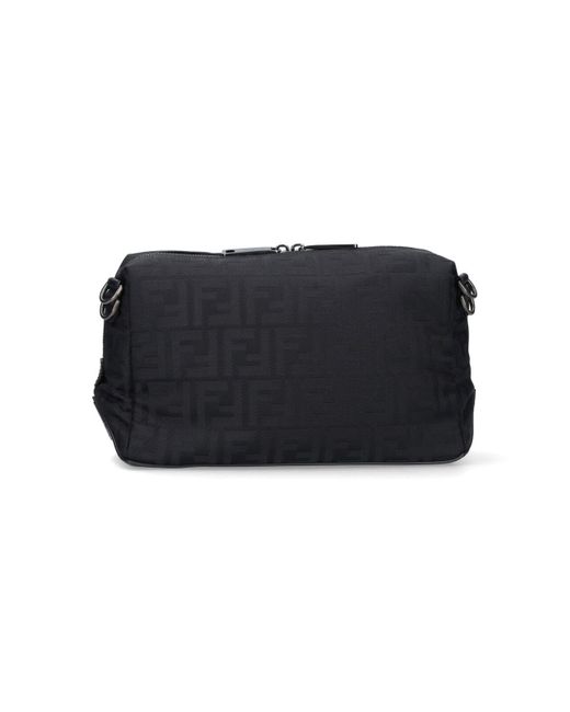 Fendi Black Medium Shoulder Bag "Lui" for men