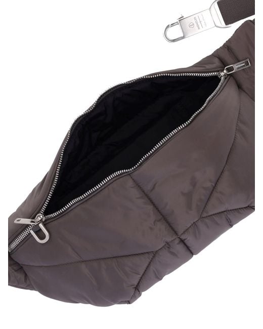 Moncler Gray Quilted Fanny Pack