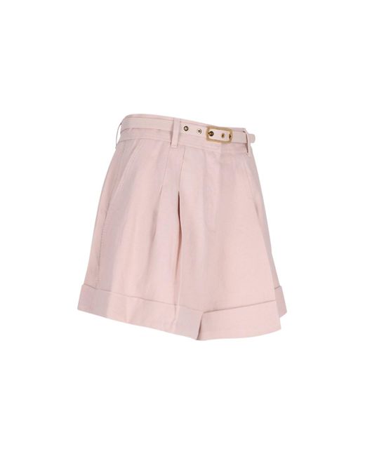 Zimmermann Pink 'matchmaker' Shorts