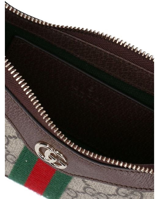 Gucci White 'Ophidia' Mini Shoulder Bag