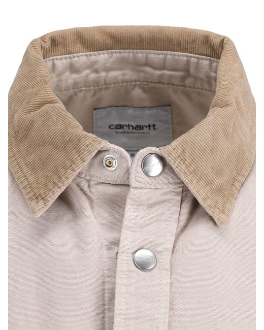 Carhartt Brown Jacket “Prescot” for men