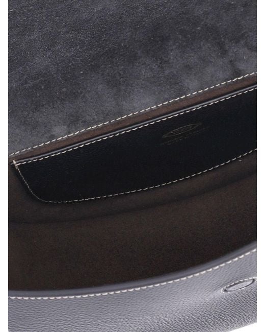 Tod's Black Mini Crossbody Bag "T Signature"