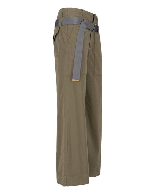 Seafarer Green Wide Pants