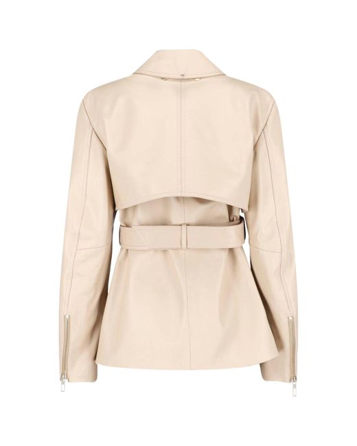 Sportmax Natural Two-Piece Nappa Jacket