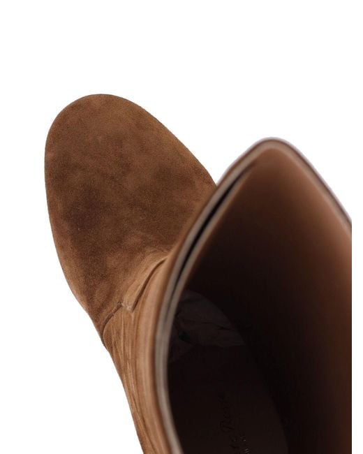 Gianvito Rossi Brown Boots "Glen 85"