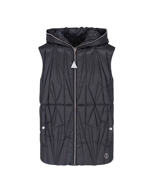 Moncler Black 'Geocamo Ziplock' Vest