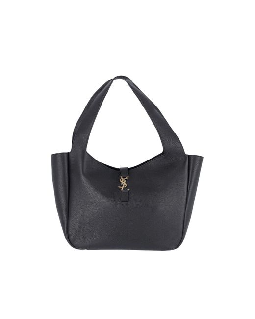 Saint Laurent Black 'Le 5 À 7 Bea' Tote Bag
