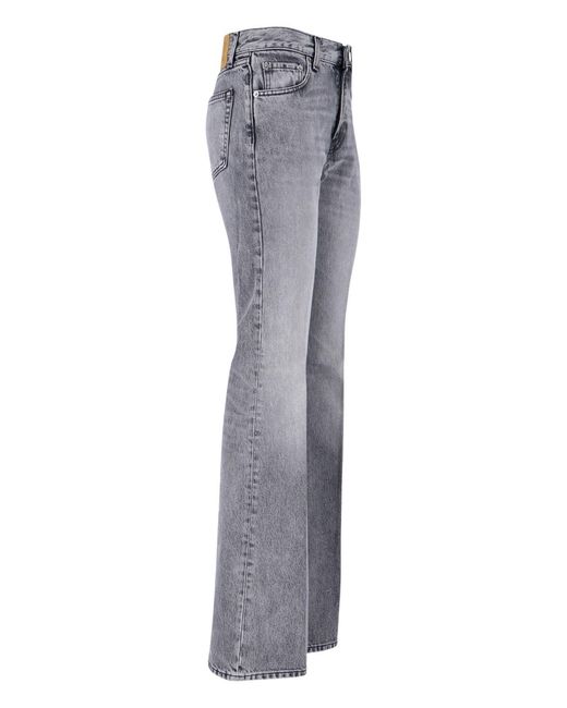 Haikure Gray 'Flora' Bootcut Jeans