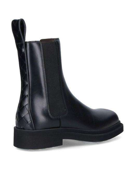 Bottega Veneta Black "Ben" Ankle Boots for men